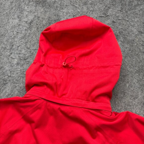 Nike Shield Flash Running Jacket Women M Red Gray Hooded Reflective 619026 - Picture 10 of 16